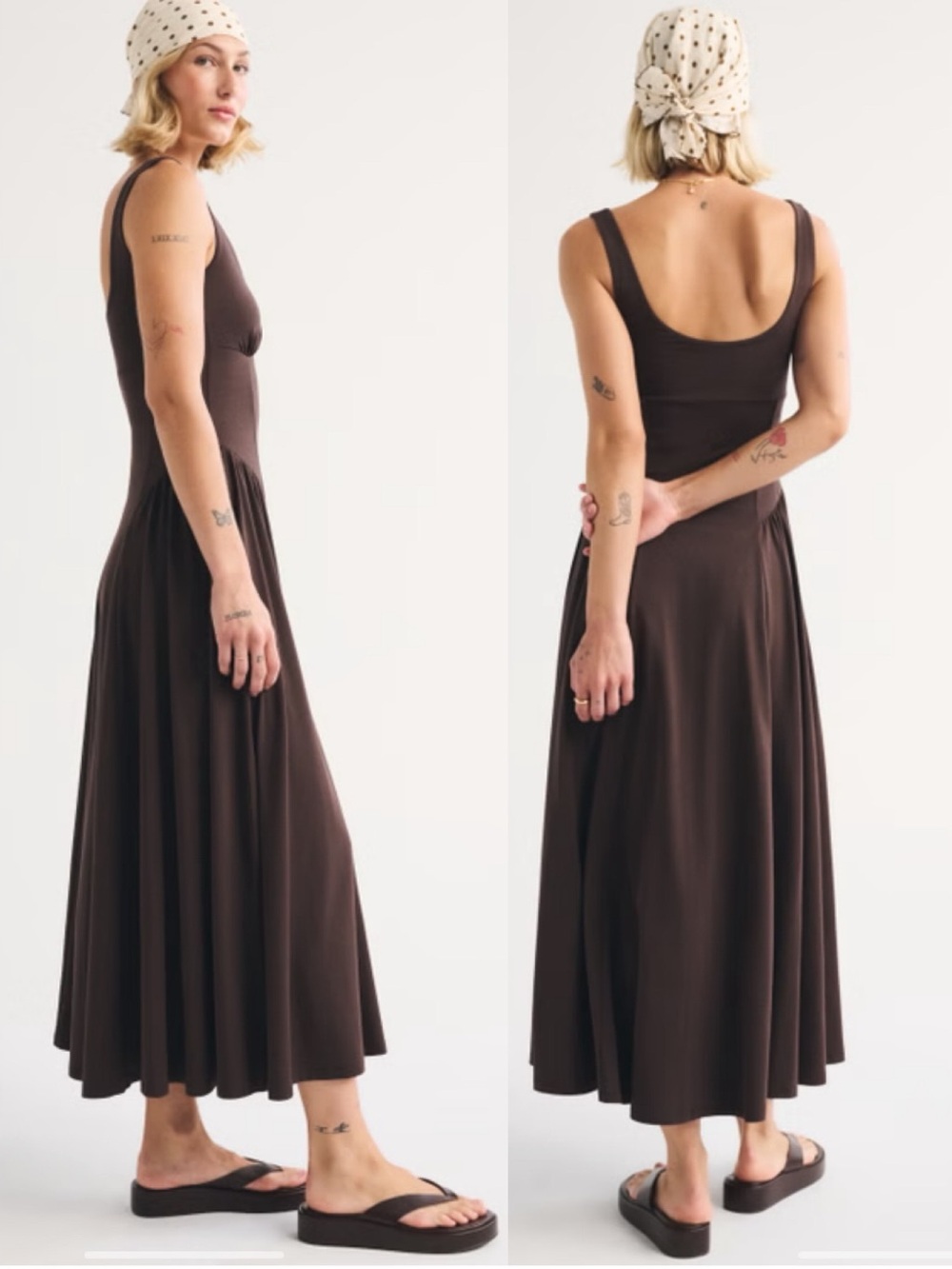 Abercrombie & Fitch Dylan Bra-Free Knit Midi Dress